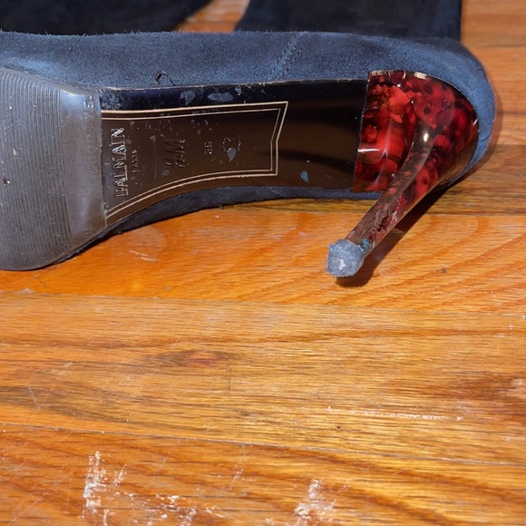 H&M x Balmain Thigh High Boots - Picture 2 of 9